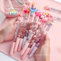 Korean creative fairy stick cute cartoon star into oil quicksand creative magic dazzle color quicksand pen gel ink pen